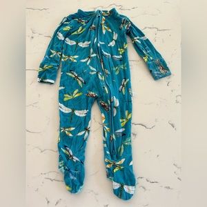 Posh Peanut Baby Onesie Footie (6-9 mos) Dragonflies